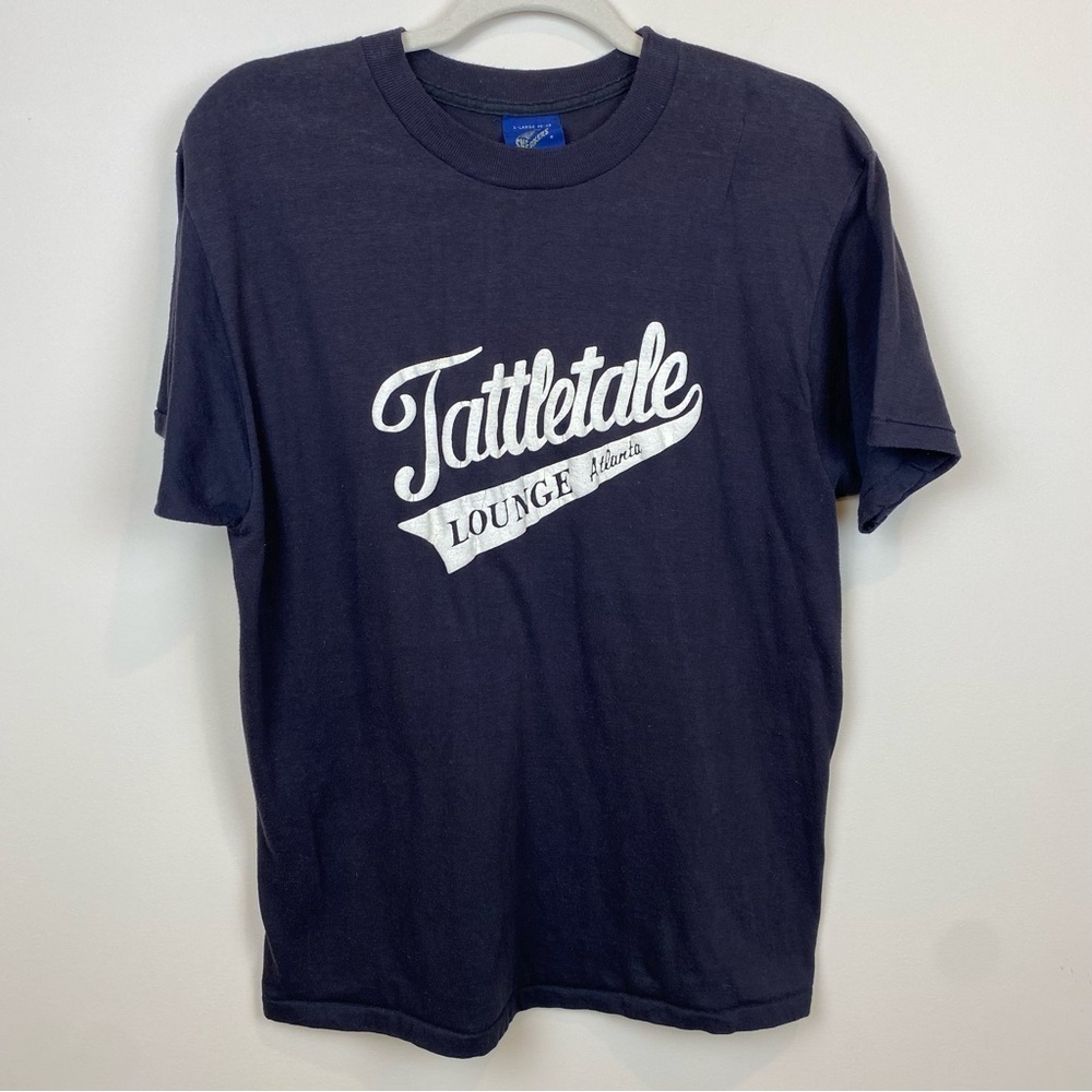 Sneakers‎ Vintage Single Stitch Tee Shirt Tattletale Lounge Atlanta XL (46-48)